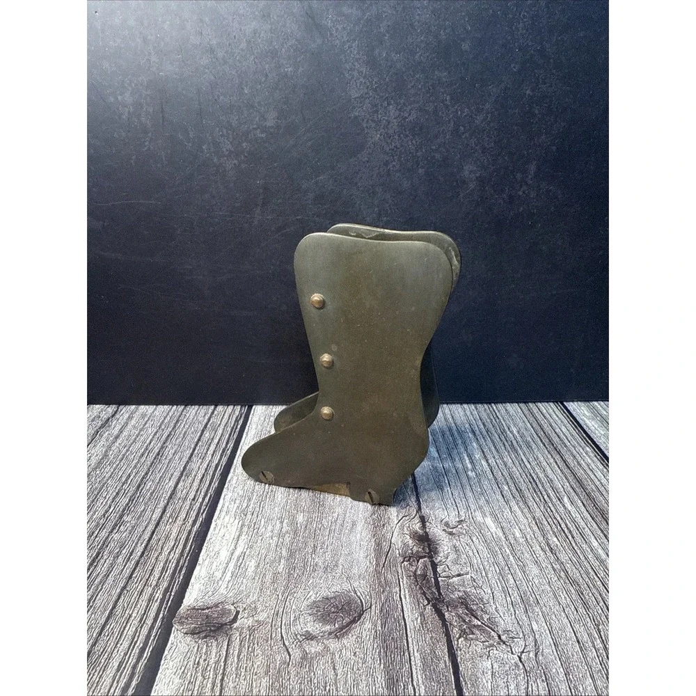 Brass Boot Napkin Or Mail Holder